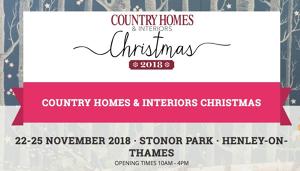 COUNTRY HOMES & INTERIORS FAIR, Stonor Park 22 - 25 Nov 2018