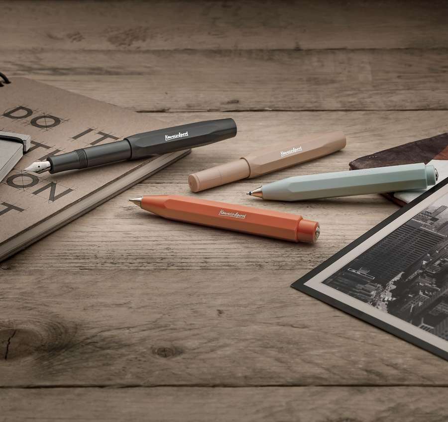 Kaweco Skyline Sport Pens & Pencils - Steel Nibs & Chrome Logos