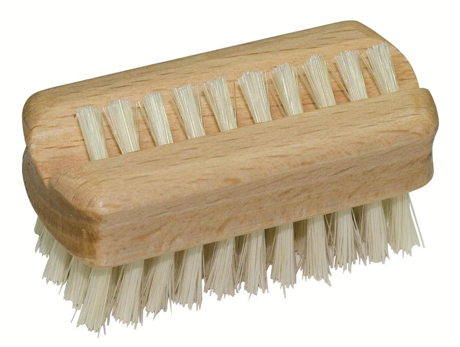 Beech Travel Nail Brush with upper row