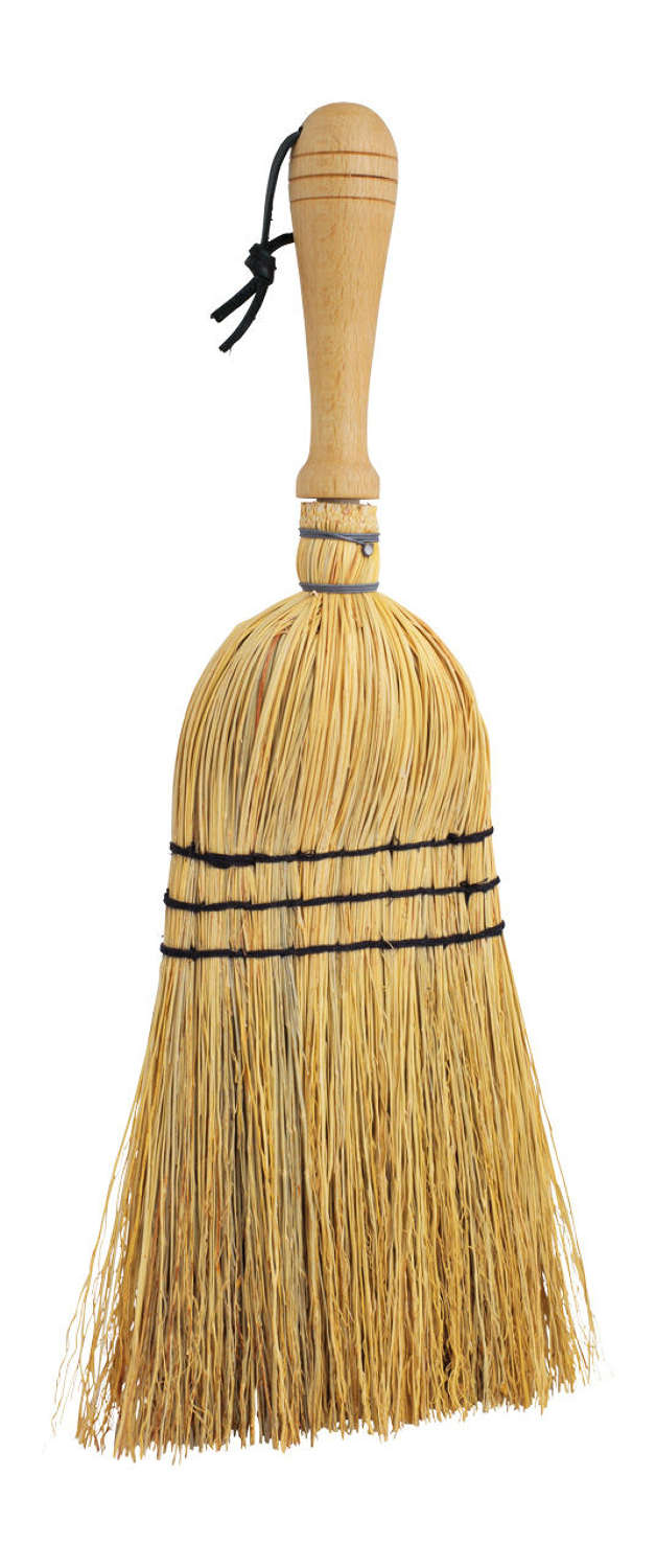 Rice Straw Brush with Wooden Handle