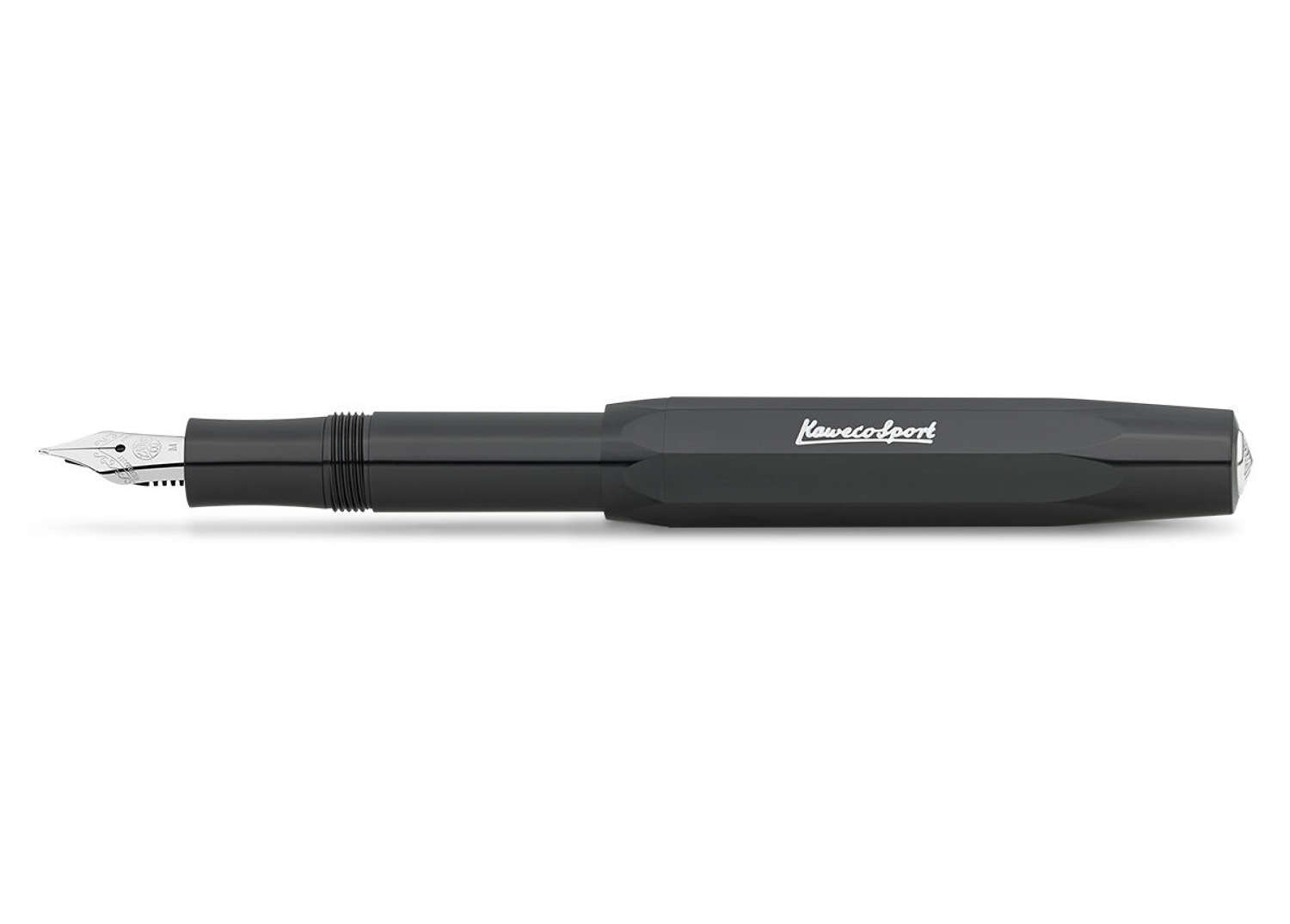 Kaweco Skyline Sport Fountain Pen - Black - Medium Steel Nib