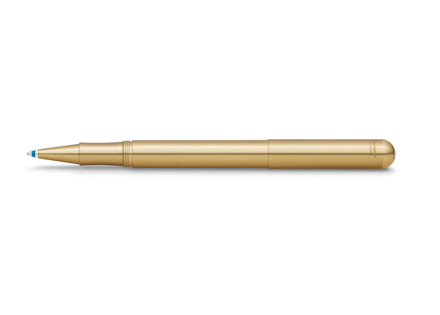 Kaweco Liliput ballpoint pen with Cap - Brass (100% Eco Brass)