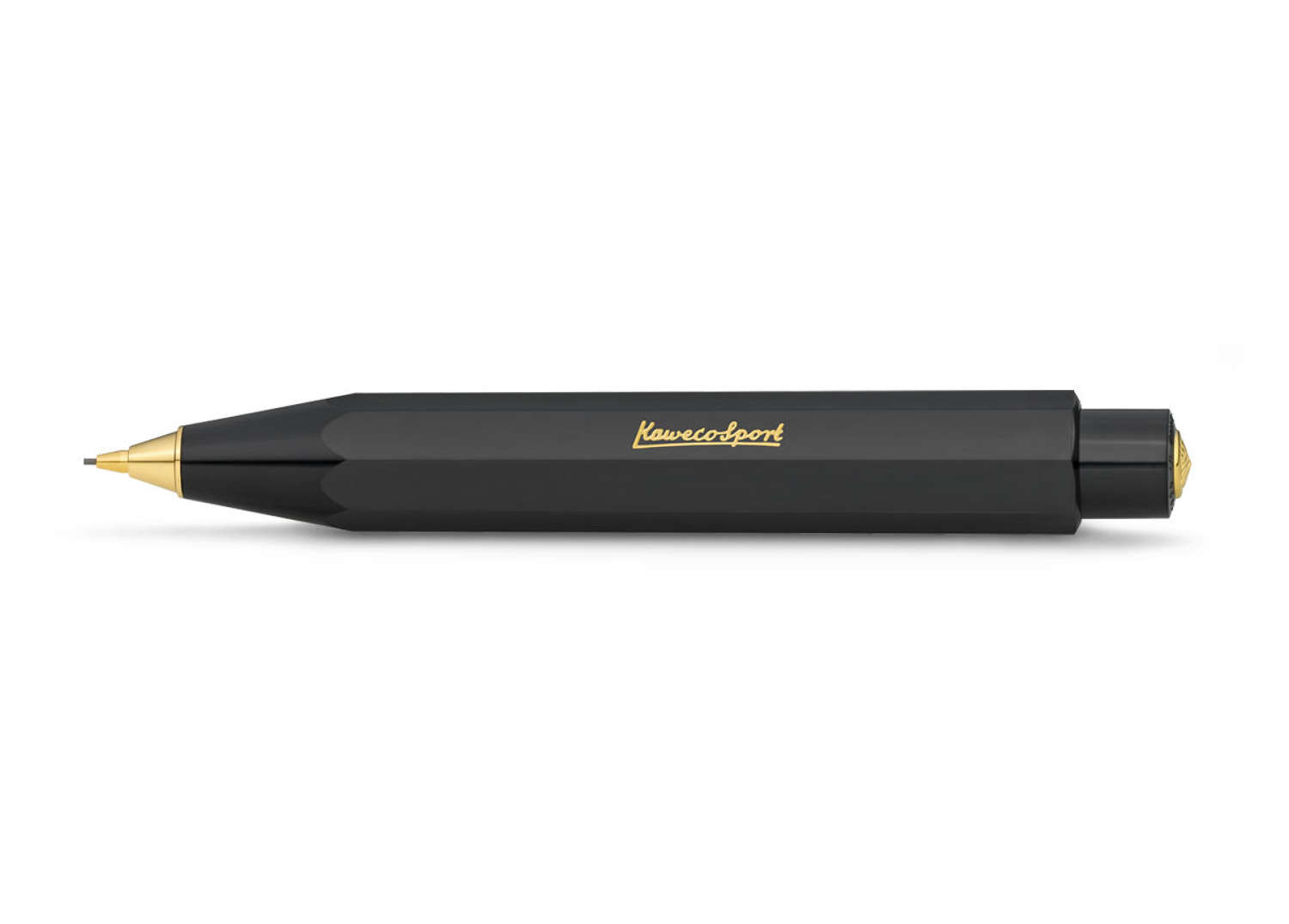 Kaweco Classic Sport Mechanical Push Pencil - Black - Fine 0.7mm Lead