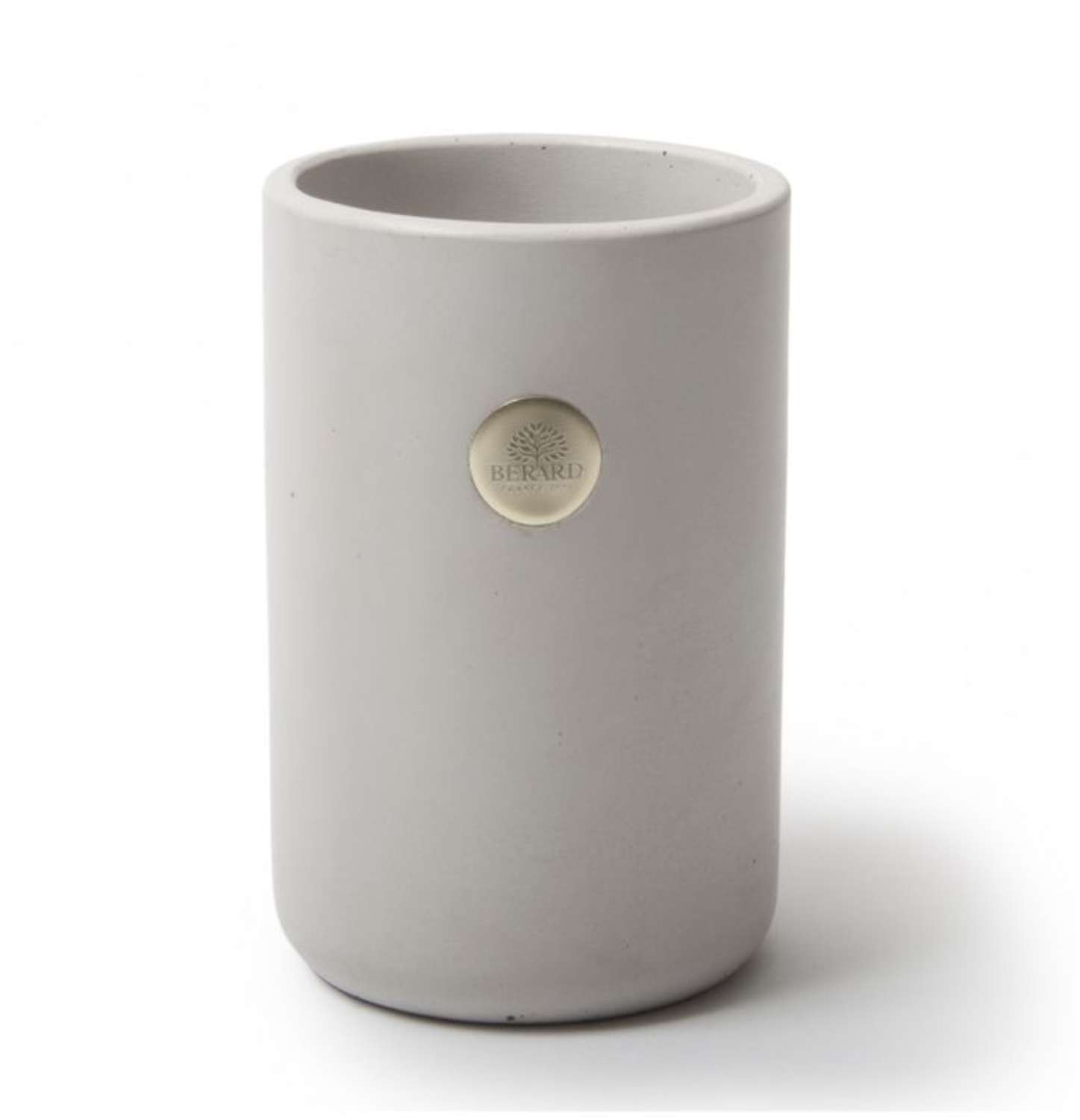 Berard Millenari Utensil Pot and Wine Cooler - White Concrete
