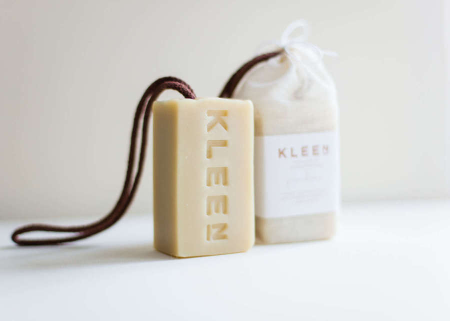 Pure Shores - Kleen 100% Natural handcrafted soap on a rope - 160g