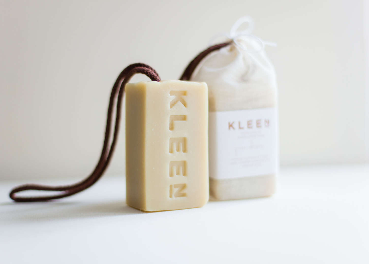Pure Shores - Kleen 100% Natural handcrafted soap on a rope - 160g